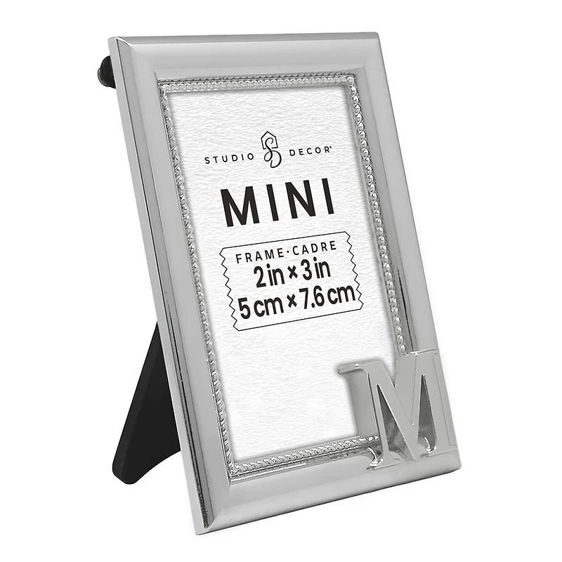 Mini Silver M Frame by Studio Décor®