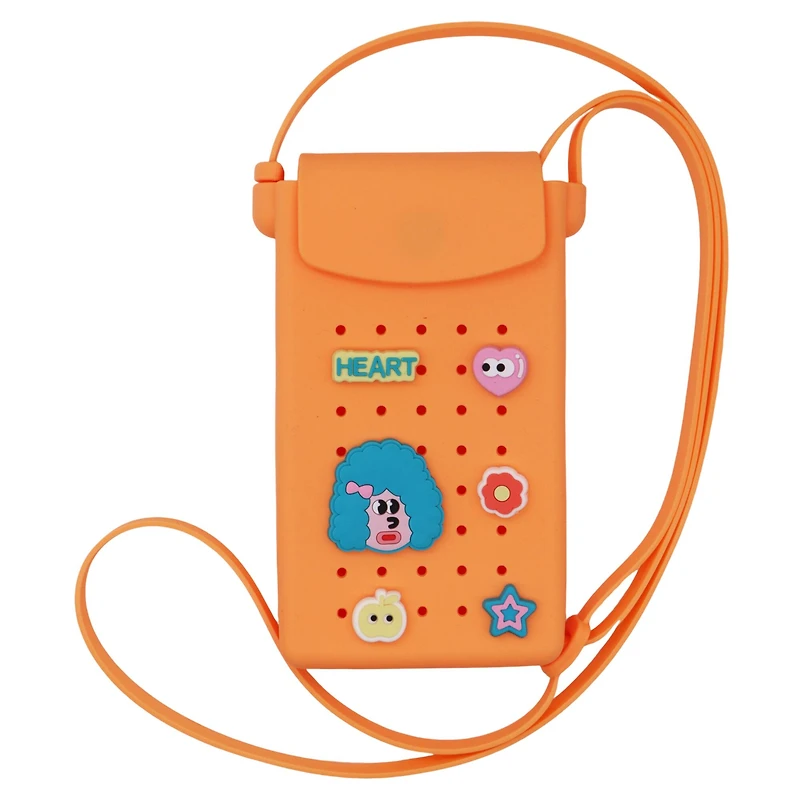 Assorted Cell Phone Bag with Charms, 1pc. by Fab Finds