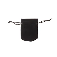 4" Black Velvet Jewelry Bag by Bead Landing™, 8ct.