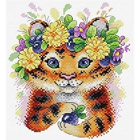 MP Studia On A Summer Day Counted Cross Stitch Kit