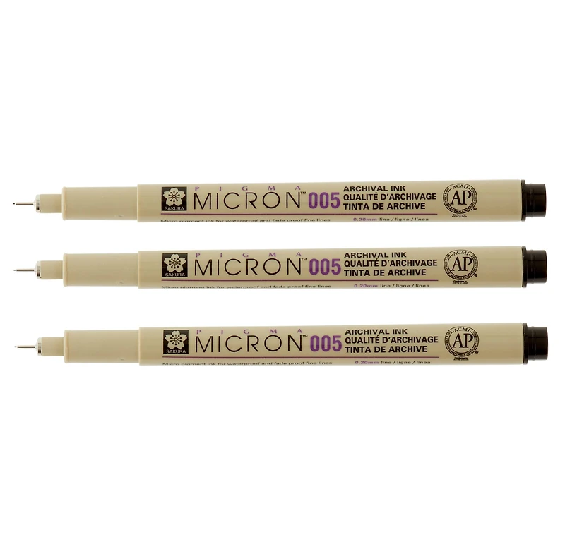 12 Packs: 3 ct. (36 total) Pigma® Micron® Black Pens