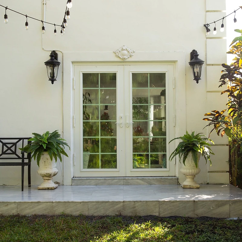 4ft. UV-Resistant Artificial Boston Ferns, 2ct.