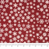SINGER Christmas Poinsettia Cotton Fabric Fat Quarter Bundle
