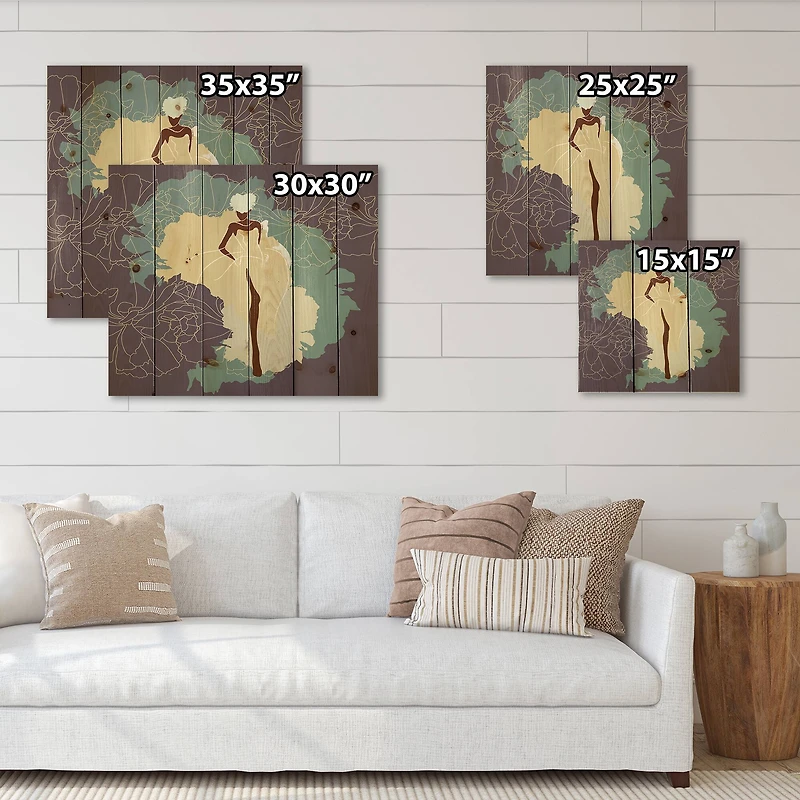 Designart - African American Woman In Gorgeous Wedding Dress