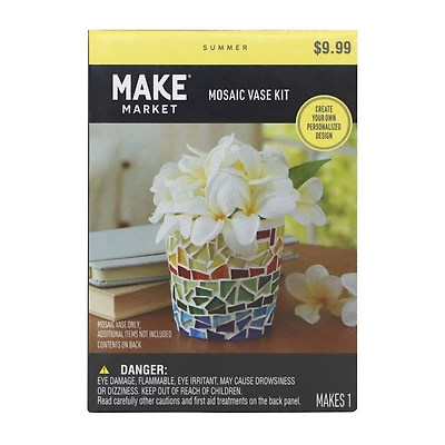 4" Rainbow Mosaic Vase Kit by Make Market®