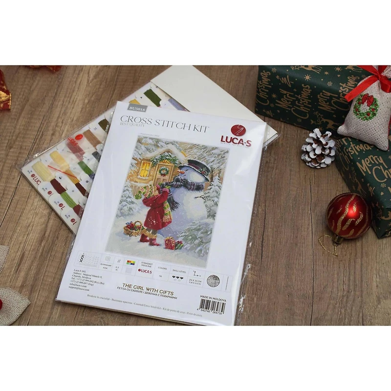 Luca-S The Girl With G Counted Cross-Stitch Kit