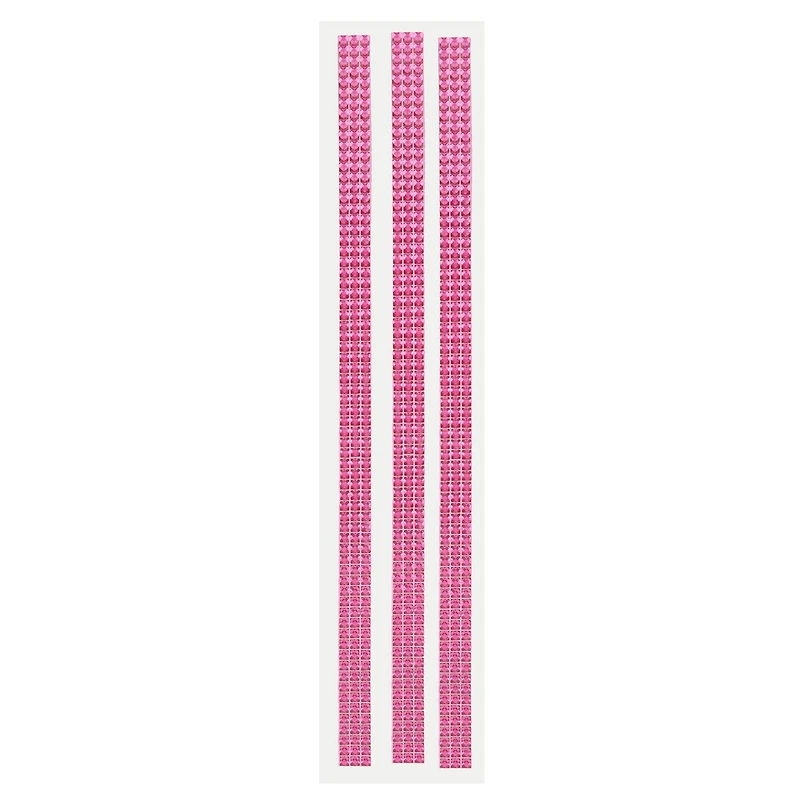 12 Packs: 3 ct. (36 total) Hot Pink Border Bling Stickers by Recollections™