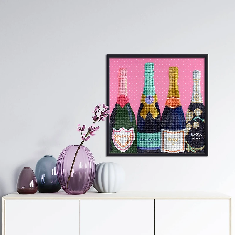Camelot® Dots Prosecco Diamond Painting Kit