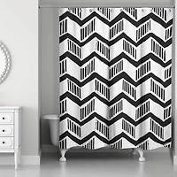 Chevron Shower Curtain