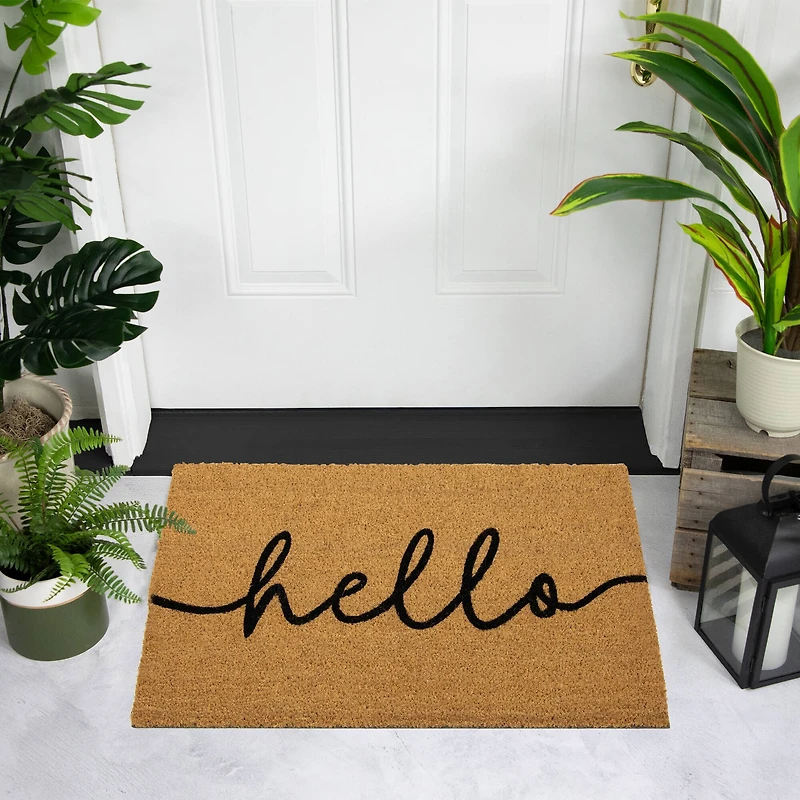 Natural Hello Doormat