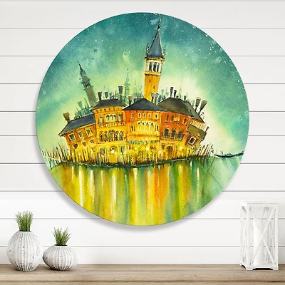 Designart - Idyllic Island of Venice At Night
