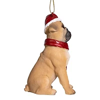 3.5" Pug Holiday Dog Ornament