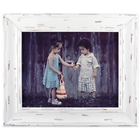 DII® White Distressed 8" x 10" Picture Frame
