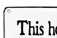 Hello Honey® 12" Black and White Kisses Wagging Tails Wet Noses Enameled Metal Wall Décor