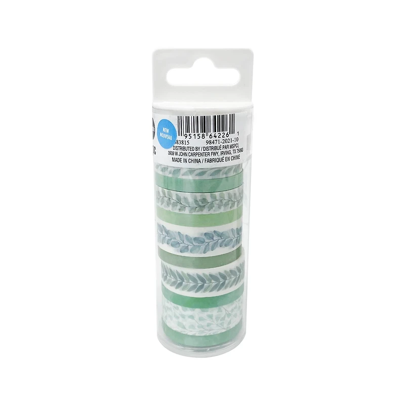 Greenery Washi Tape Set in Tube by Recollections™