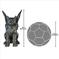 Design Toscano 18" Caesar's Griffin Winged Lion Statue