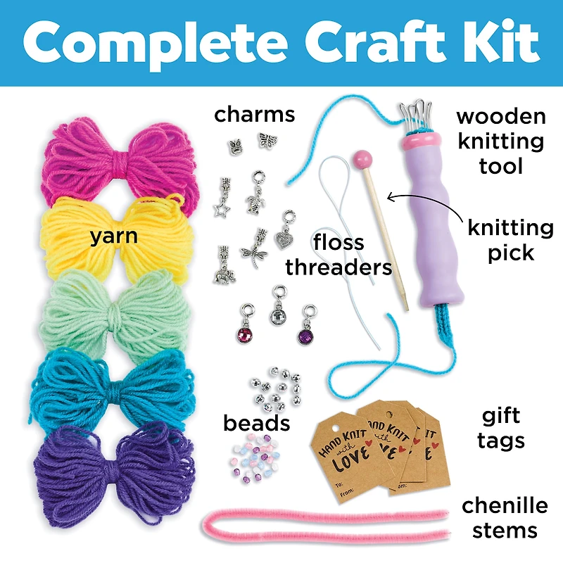 Creativity for Kids Quick Knit Charm Bracelets Kit
