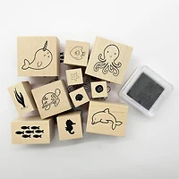 Sea Wood Stamp Jar Set by Recollections™