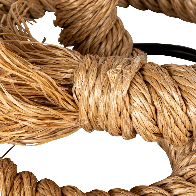 Hello Honey® 26.5" Brown Rope Table Lamp