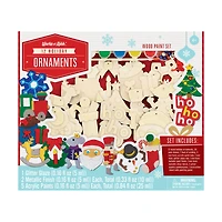 Works of Ahhh... Wood Painting Kit - 12 Holiday Ornaments