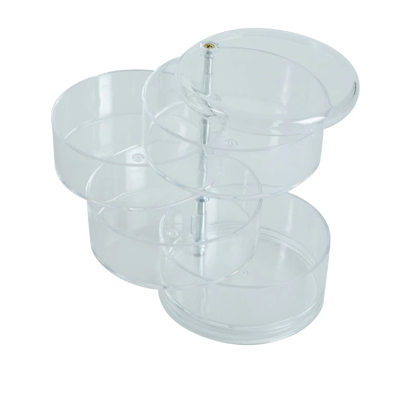 Simplify 7" Swivel Cosmetic & Jewelry 4 Tier Holder