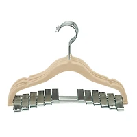 Simplify Ivory Children's Velvet Hangers, 6ct.