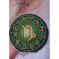 MP Studia Zodiac Signs Capricorn Plastic Canvas Counted Cross Stitch Kit