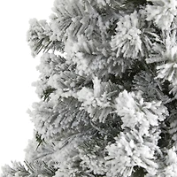 5ft. Unlit Flocked West Virginia Fir Artificial Christmas Tree