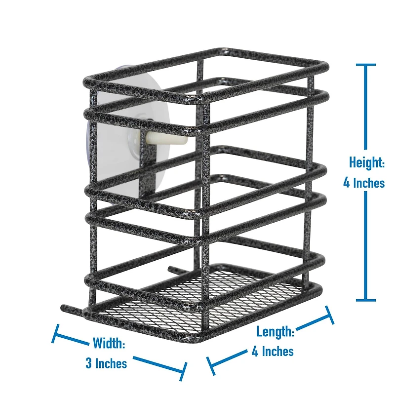 Laura Ashley Dark Gray Speckled Sponge Holder