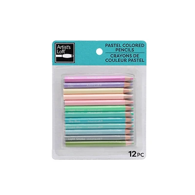 Mini Pastel Colored Pencils, 12ct. by Artist's Loft®