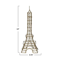 Hello Honey® 13" Antique Brass Decorative Wire Eiffel Tower