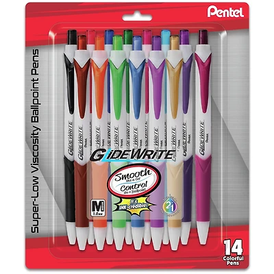 Pentel® GlideWrite Assorted Colors Ballpoint Pen