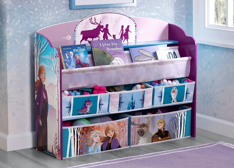 Delta Children Frozen II Deluxe Toy & Book Organizer