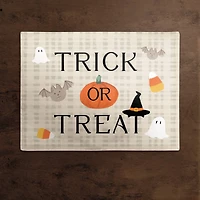 Trick or Treat Icons Poly Twill Placemat