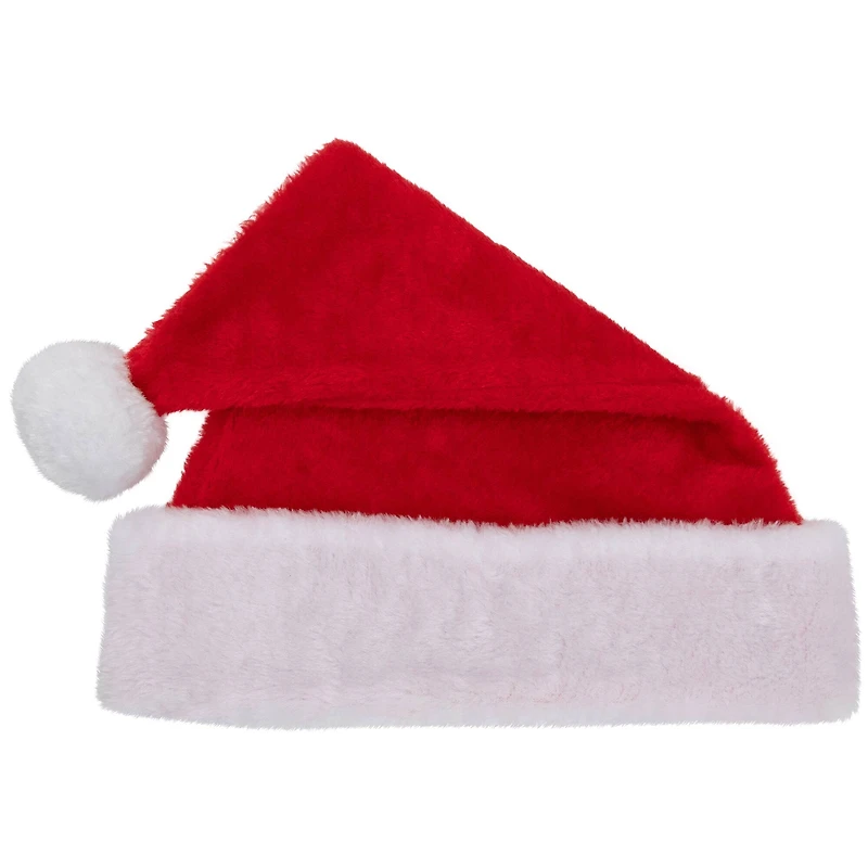 17" Traditional Red & White Santa Hat, Adult Large