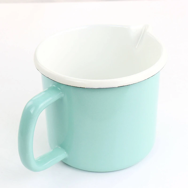Martha Stewart Turquoise Enamel on Steel Measuring Cup