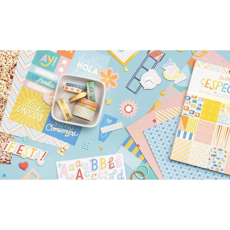 American Crafts™ 12" x 12" Obed Marshall Especial Single-Sided Paper Pad, 48ct.