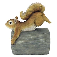Design Toscano 10.5" Crash the Squirrel Gutter Guardian Downspout Statue
