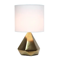 Simple Designs 19.8" Solid Pyramid Table Lamp