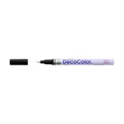 12 Pack: DecoColor® Extra Fine Tip Black Acrylic Paint Marker