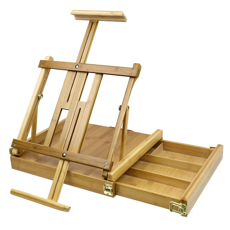 Art Alternatives Bamboo Ravenna Tabletop Sketch Box Easel