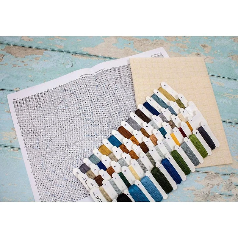 Letistitch Decorating the Haunted House Counted Cross Stitch Kit