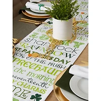 DII® 72" St Patrick's Day Print Table Runner
