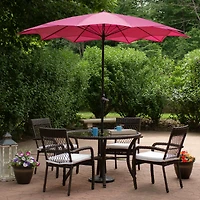 8.85ft. Outdoor Patio Lotus Umbrella