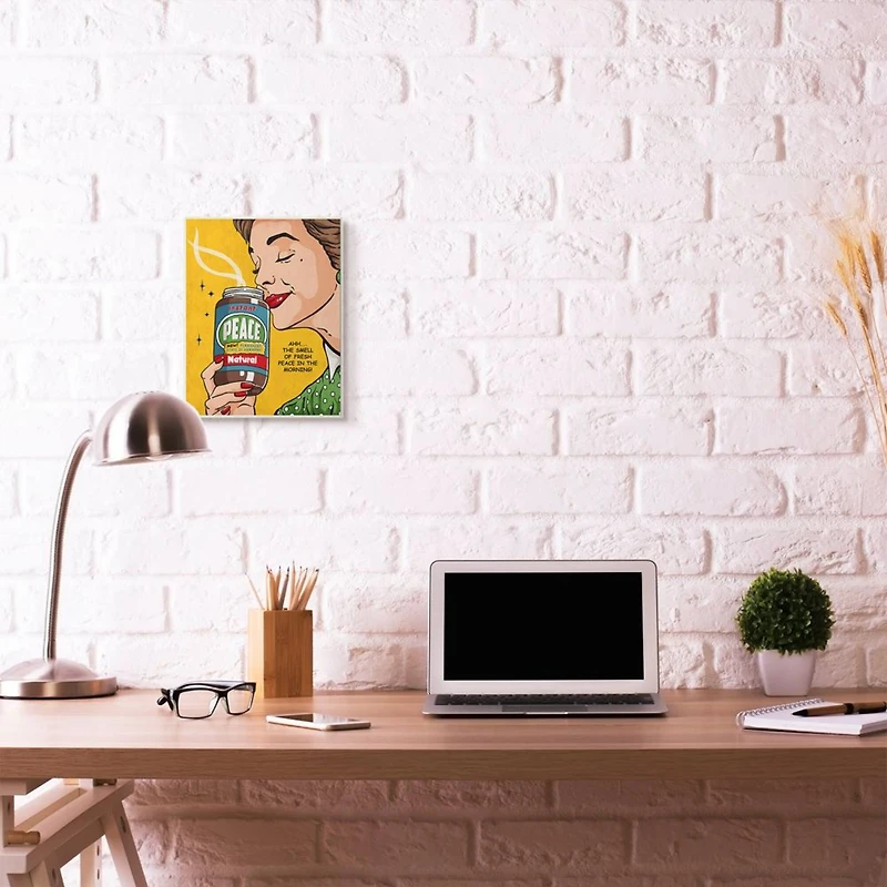 Stupell Industries Instant Peace Wall Plaque