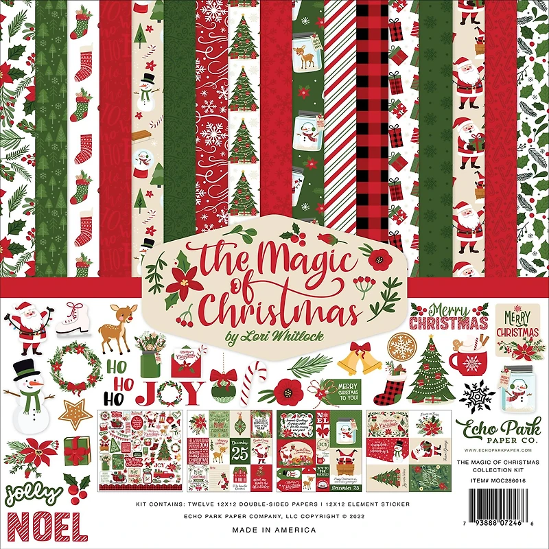 Echo Park The Magic Of Christmas Collection Kit, 12" x 12"