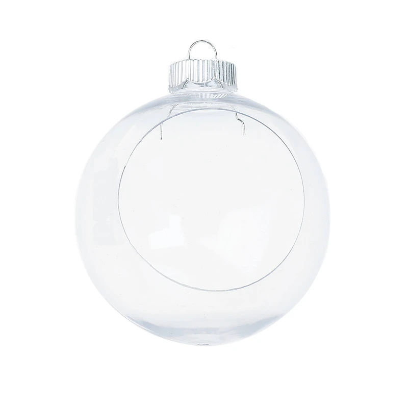 4" DIY Plastic Open Ball Ornament by Make Market®