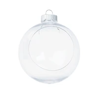 4" DIY Plastic Open Ball Ornament by Make Market®