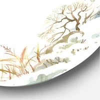 Designart - Pine Forest In Snowy Winter Landscape