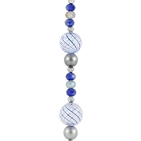 Lampwork Glass Stripe Round Beads by Bead Landing